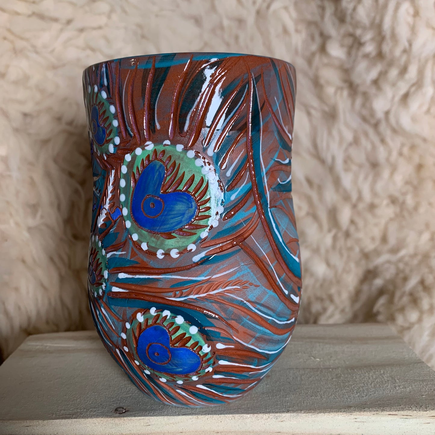 Peacock mug 3