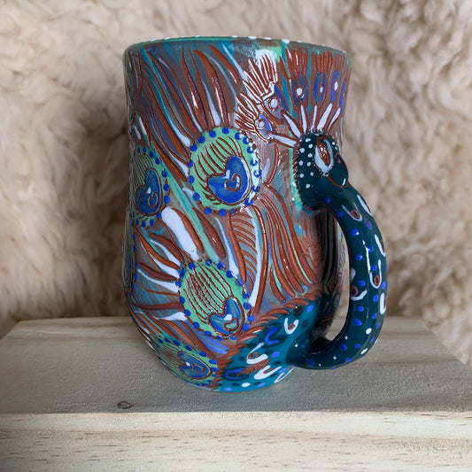 Peacock mug 2