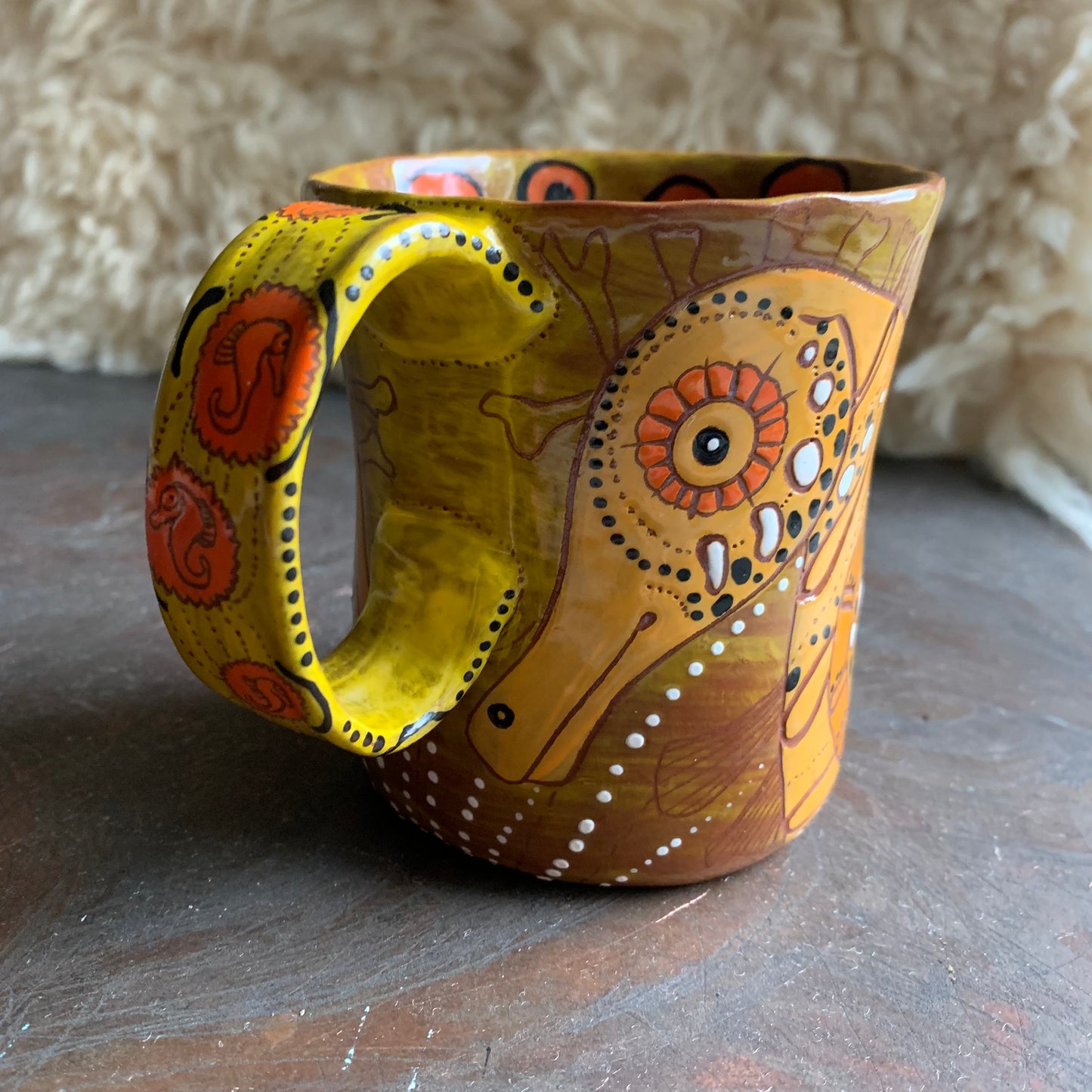 Sea dragon mug