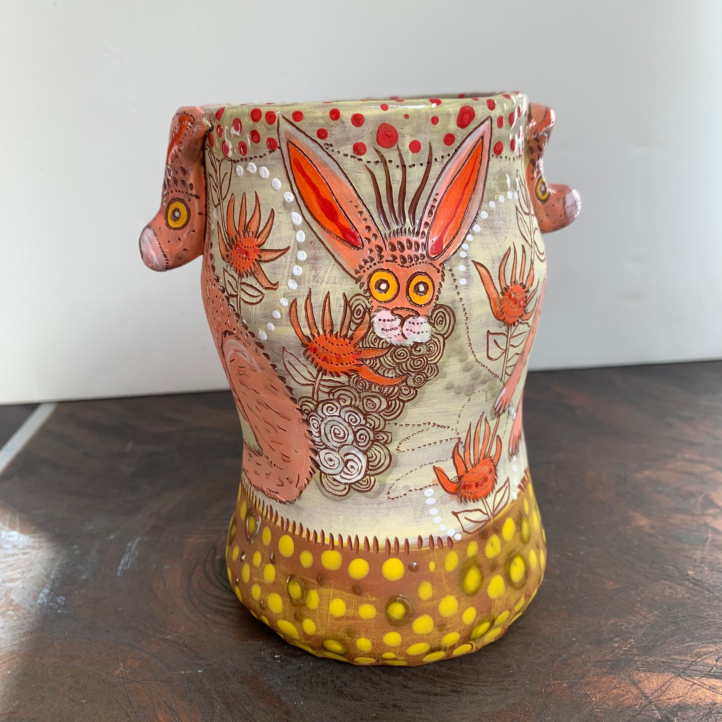 Rabbit vase