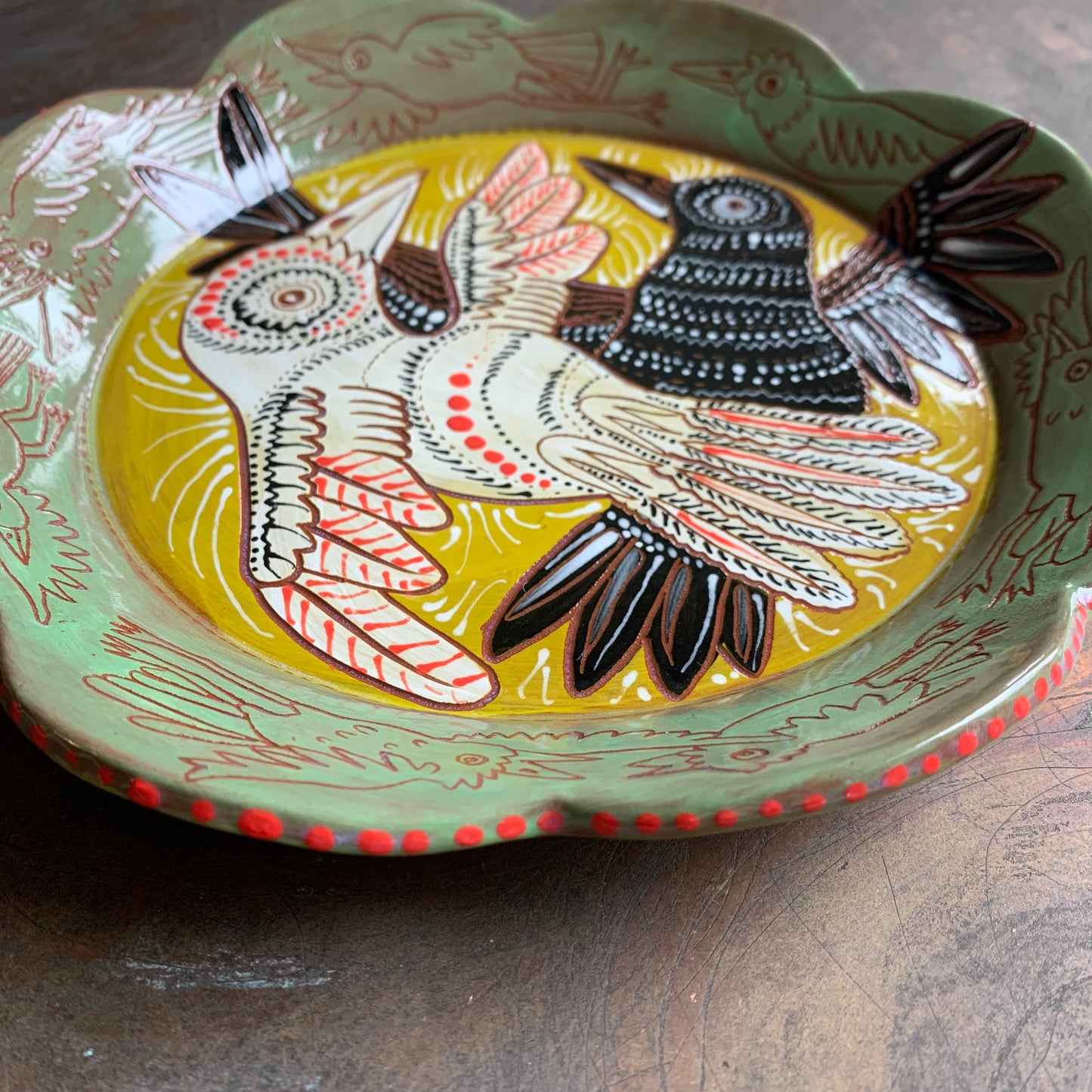 Blackbird bowl/plate