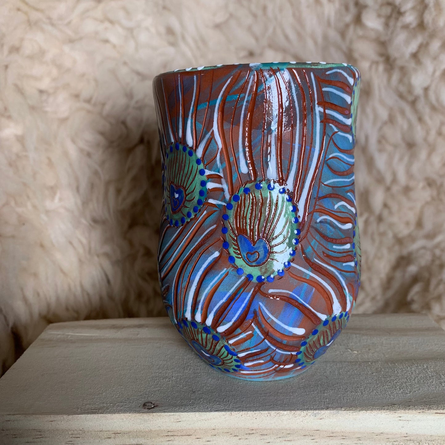 Peacock mug 2