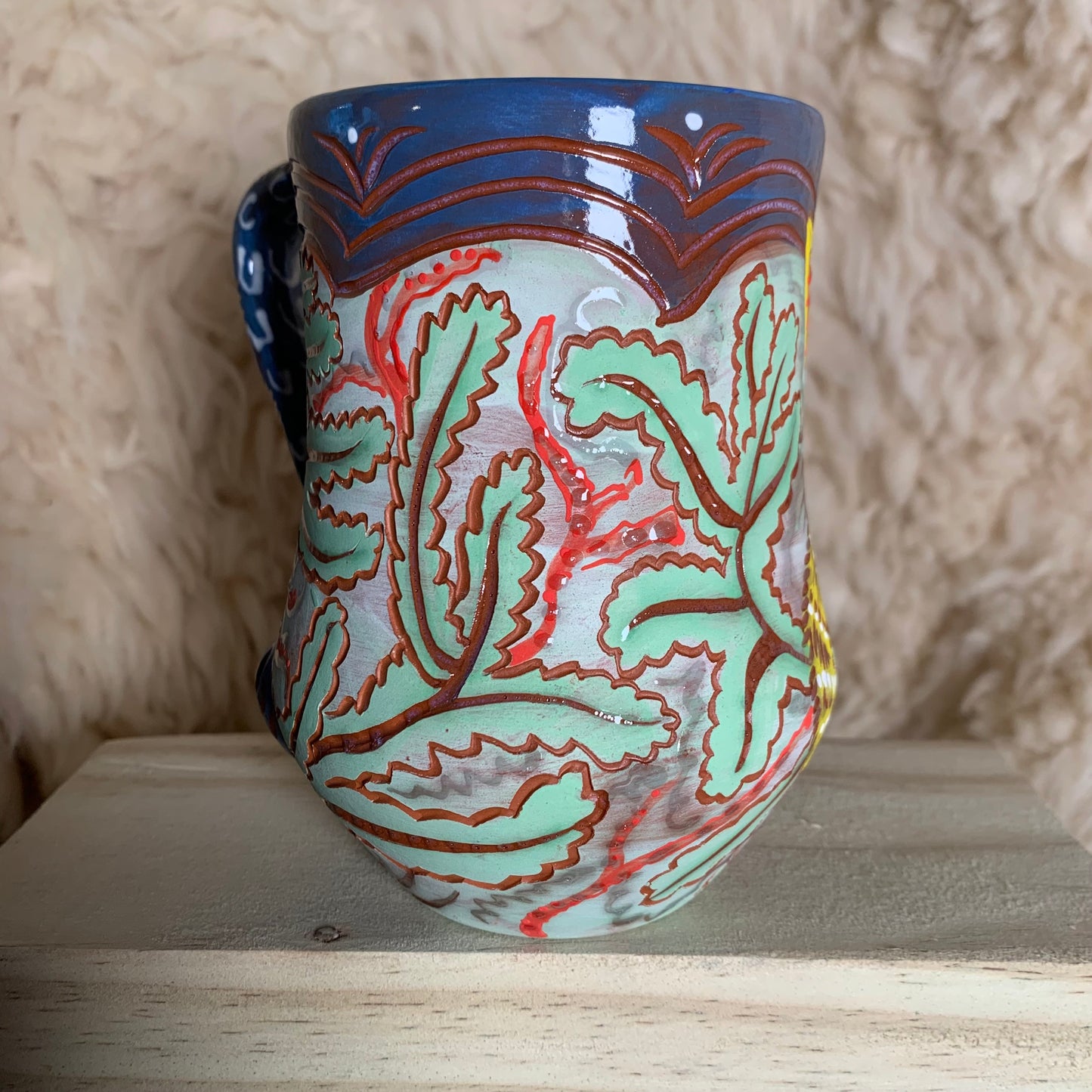 Mermaid cat mug 1